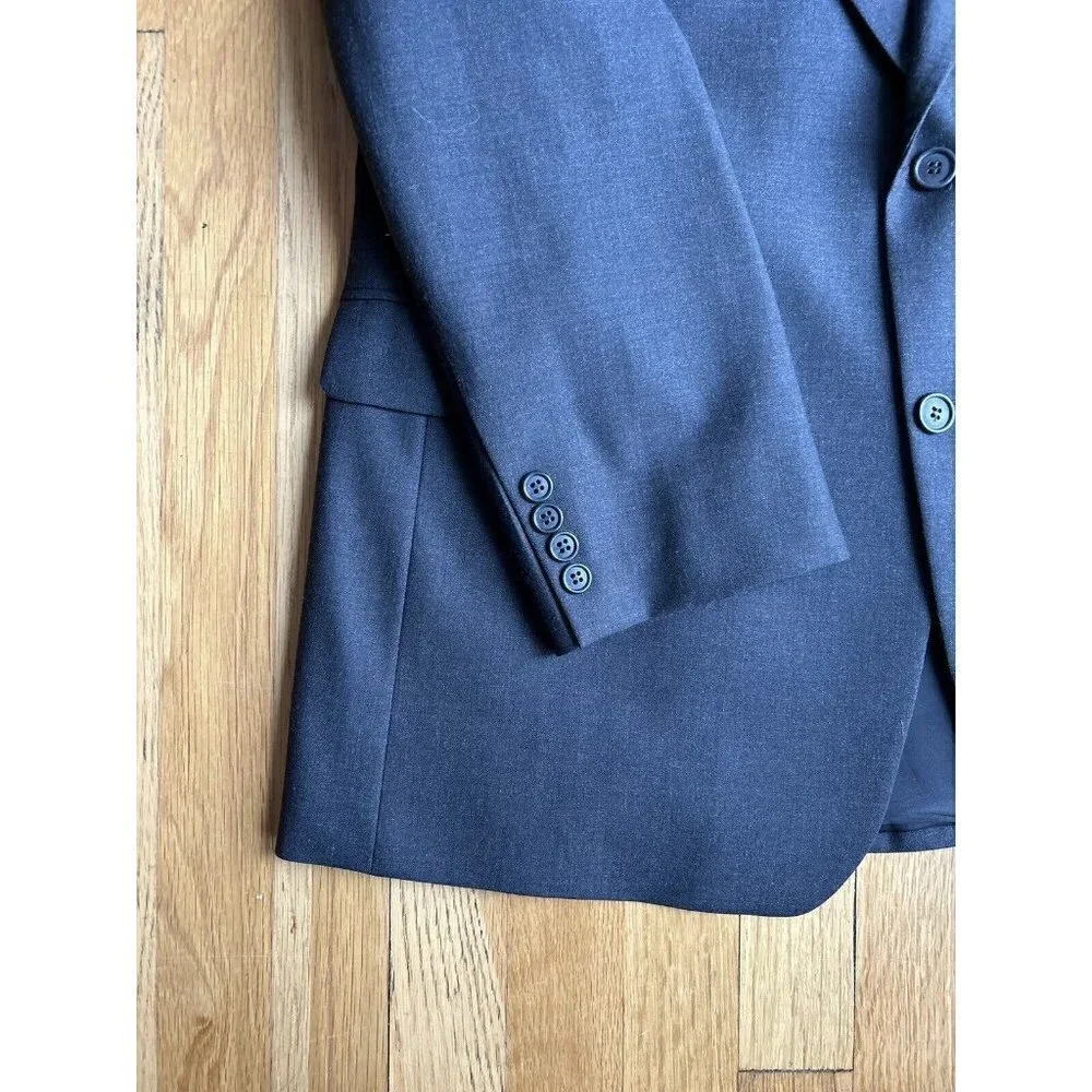 Brooks Brothers Dark Gray Wool Blazer 43 $1,380 made in USA Career Class…​​